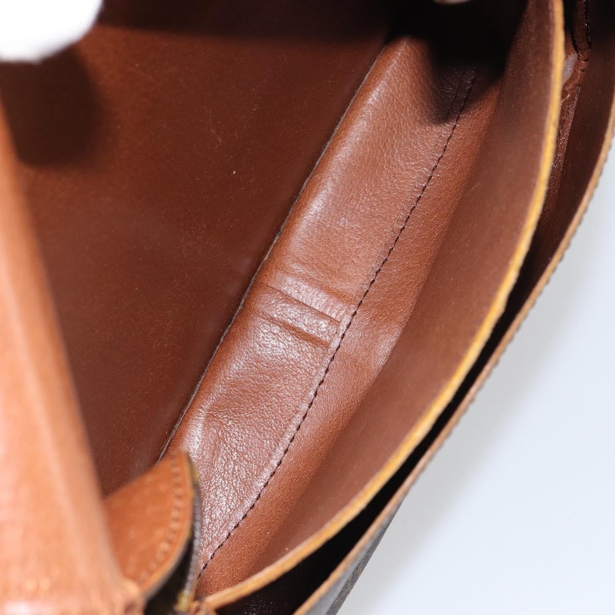 Louis Vuitton Cartouchiere Handbag Monogram Canvas, BROWN, CANVAS, Shoulder bag