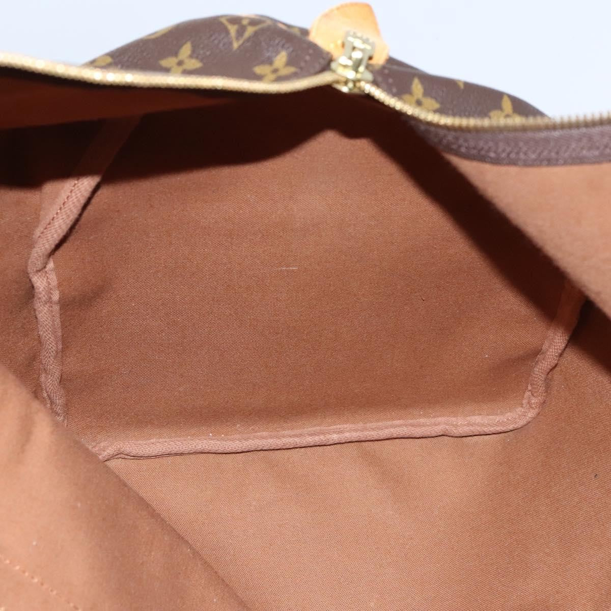 Louis Vuitton Keepall Bag Monogram Canvas, BROWN, CANVAS, Travel bag