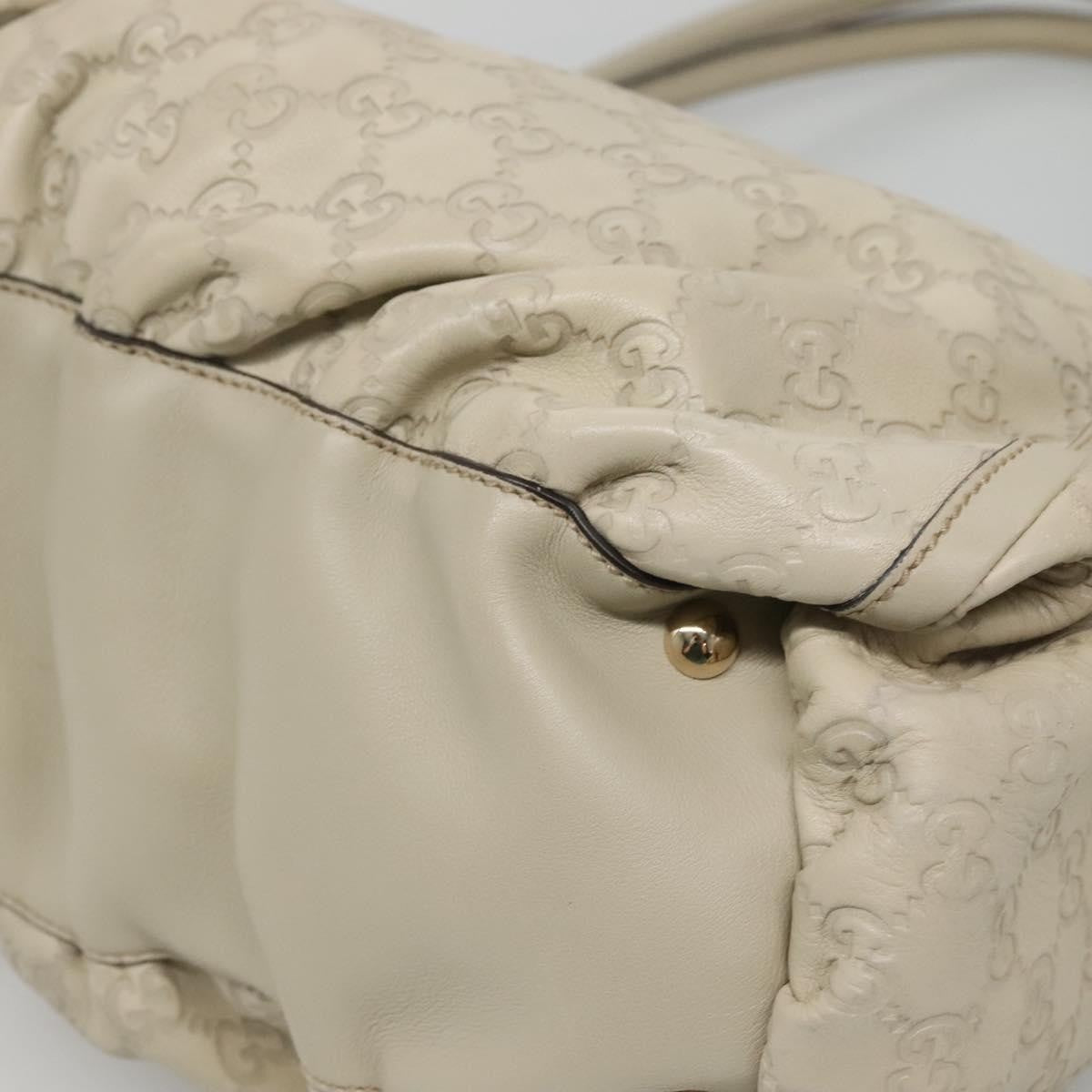 Gucci D-Ring Tote Guccissima Leather, WHITE, LEATHER, Tote bag