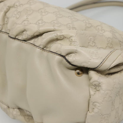 Gucci D-Ring Tote Guccissima Leather, WHITE, LEATHER, Tote bag