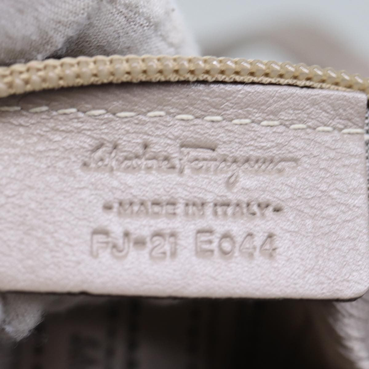 Salvatore Ferragamo Vala Handbag Patent leather, BEIGE, PATENT_LEATHER, Handbag