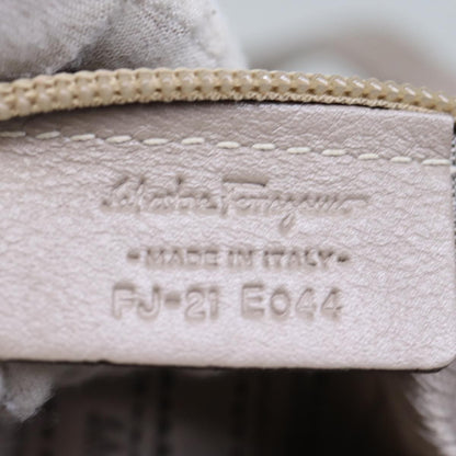 Salvatore Ferragamo Vala Handbag Patent leather, BEIGE, PATENT_LEATHER, Handbag