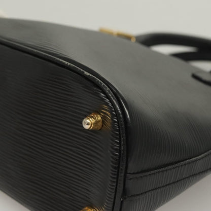 Fendi Vintage Top Handle Dome Bag Leather, BLACK, LEATHER, Handbag
