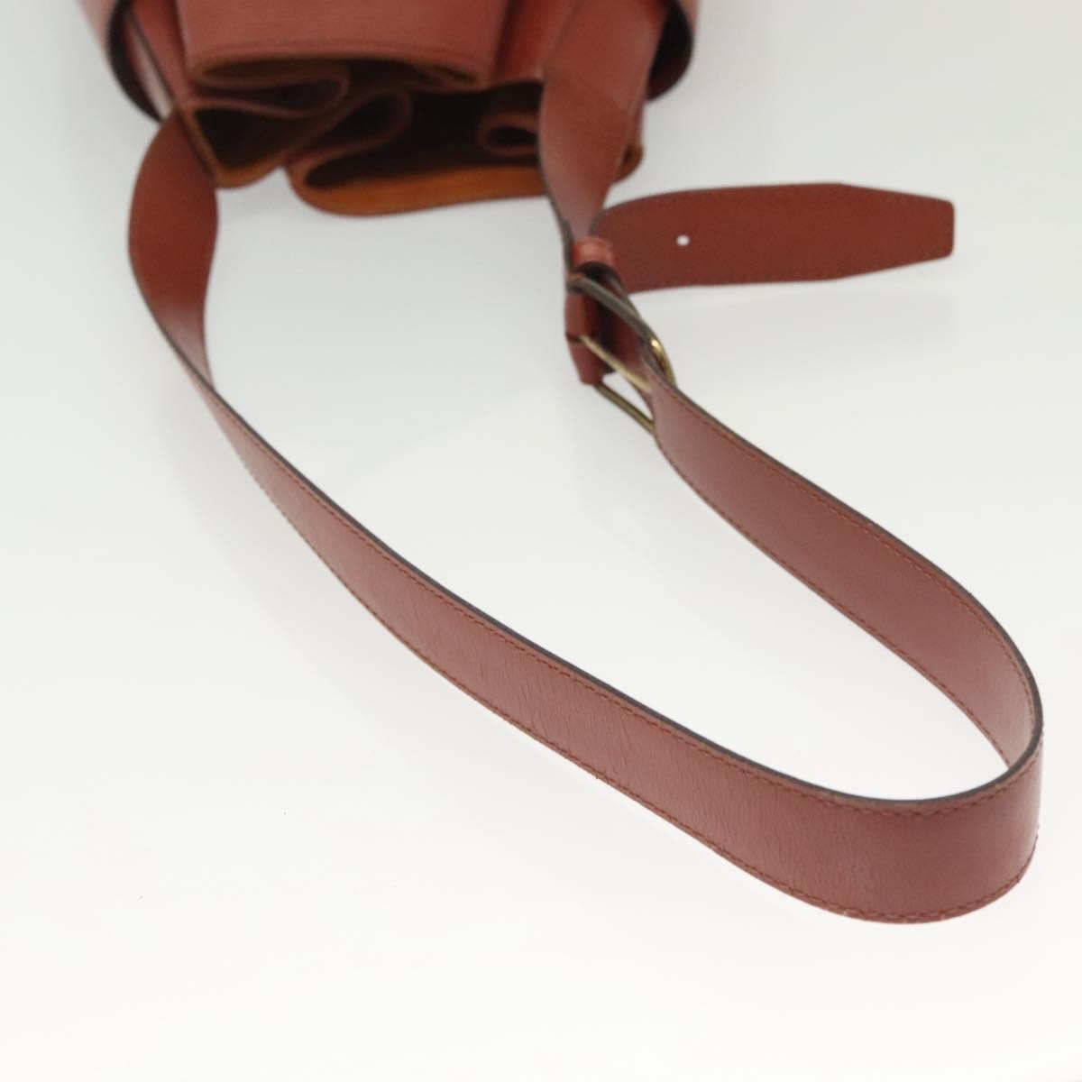 Louis Vuitton Vintage Sac d'Epaule Handbag Epi Leather, BROWN, LEATHER, Handbag