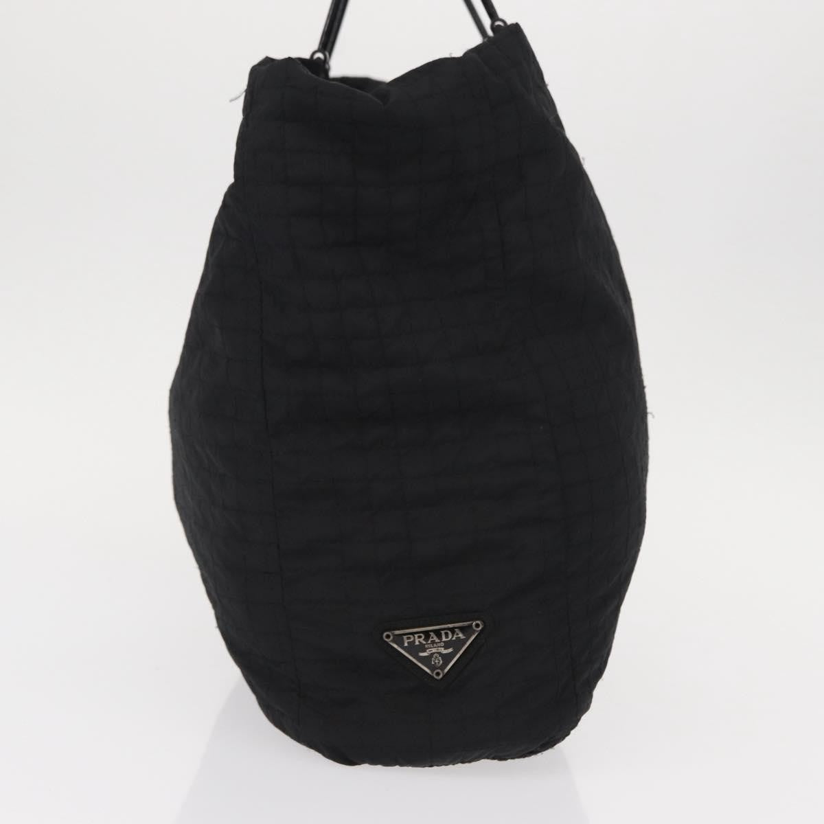 Prada Vintage Handbag Tessuto, Black, Nylon, Handbag