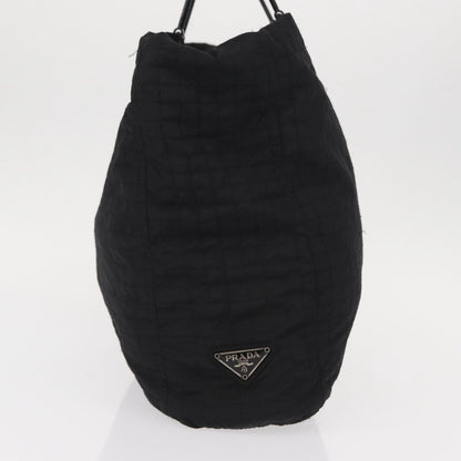Prada Vintage Handbag Tessuto, Black, Nylon, Handbag