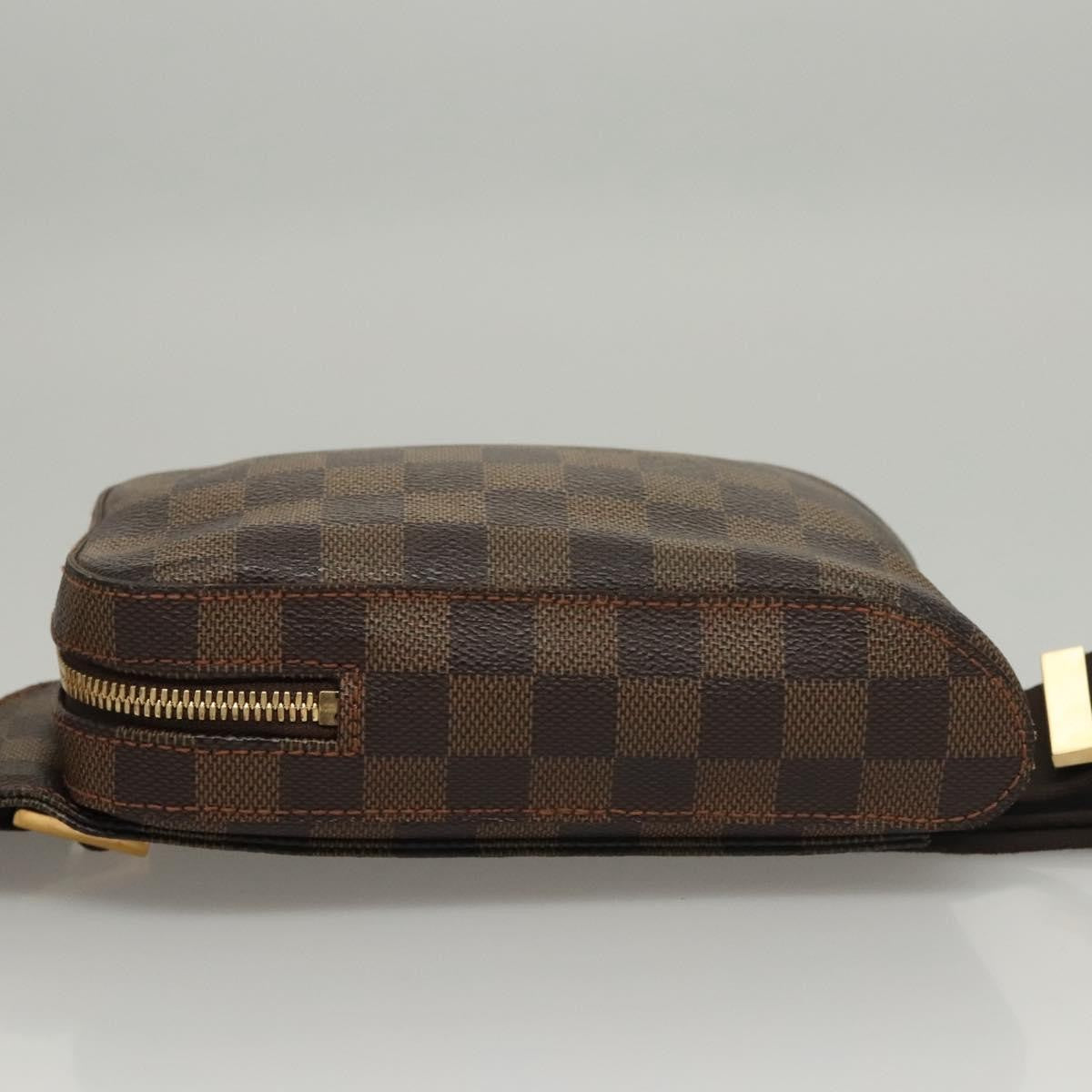Louis Vuitton Geronimos Waist Bag Damier, BROWN, CANVAS, Shoulder bag