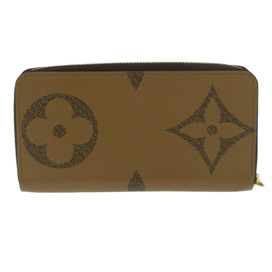 Louis Vuitton Zippy Wallet NM Monogram Giant Reverse, Brown, Canvas, Wallet