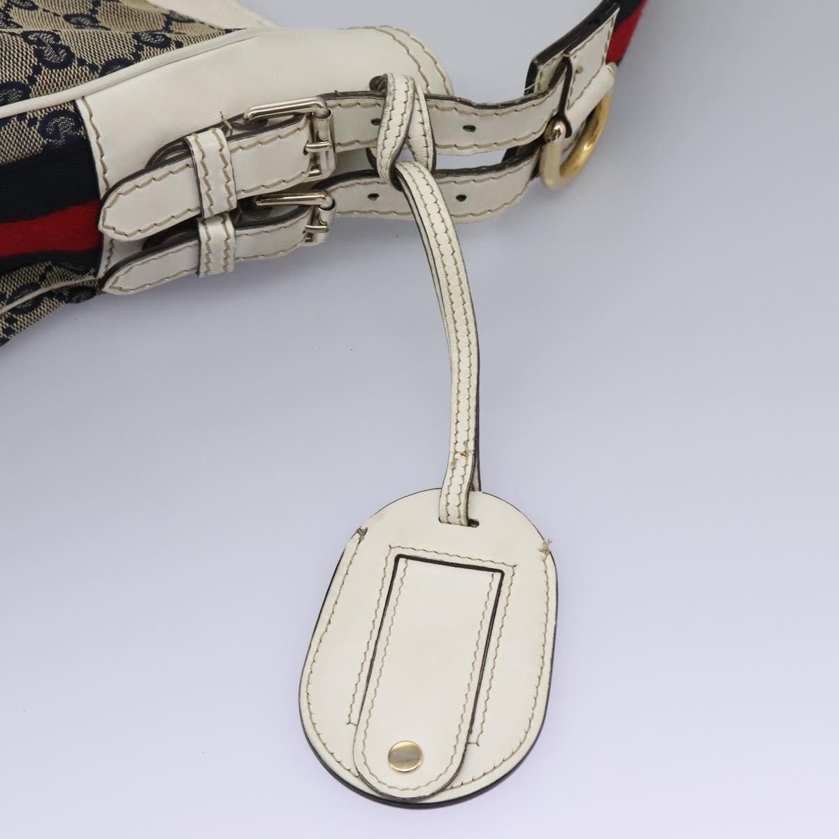 Gucci Heritage Web Hobo GG Canvas, NAVY, CANVAS, Shoulder bag