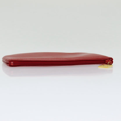Givenchy 4G pouch Leather, RED, LEATHER, Clutche & pouche