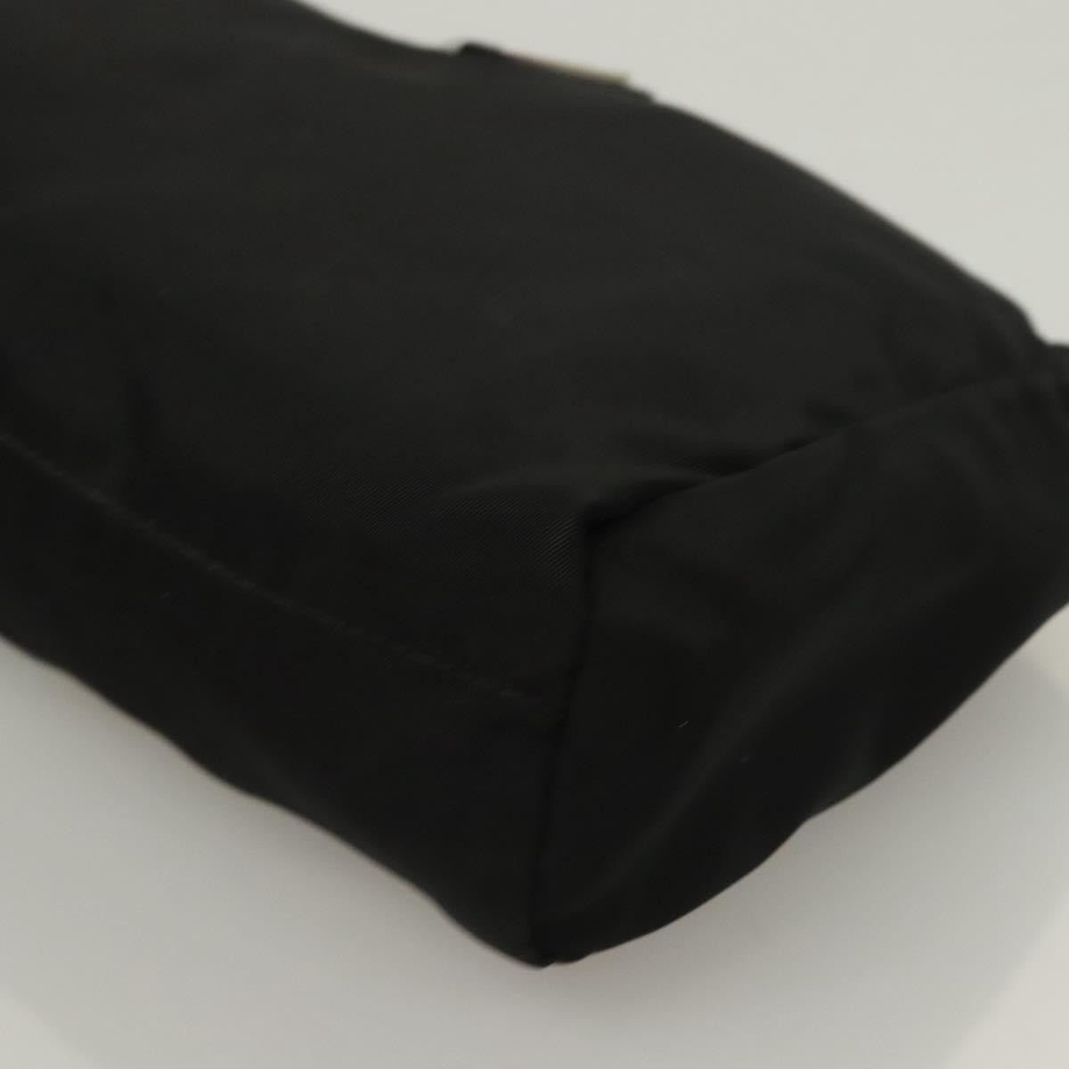 Prada Zip Pouch Tessuto, BLACK, NYLON, Clutche & pouche
