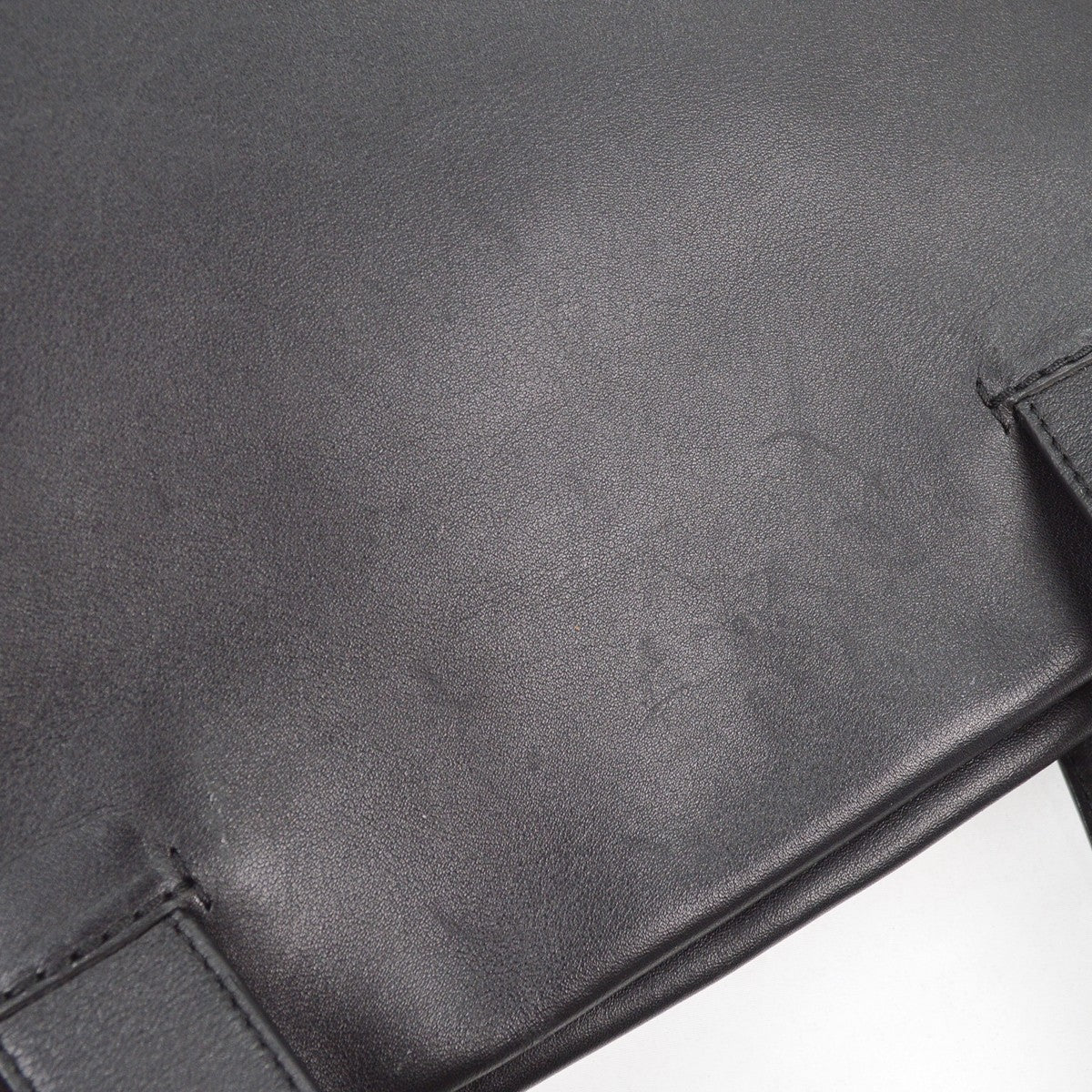 Loewe Shopper Tote Leather, BLACK, LEATHER, Tote bag
