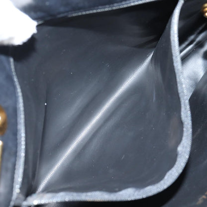 Chanel Vintage Shopping Tote Quilted Lambskin, BLACK, LEATHER, Tote bag