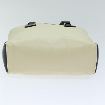 Prada Vintage Zip Handbag Tessuto, BEIGE, NYLON, Handbag