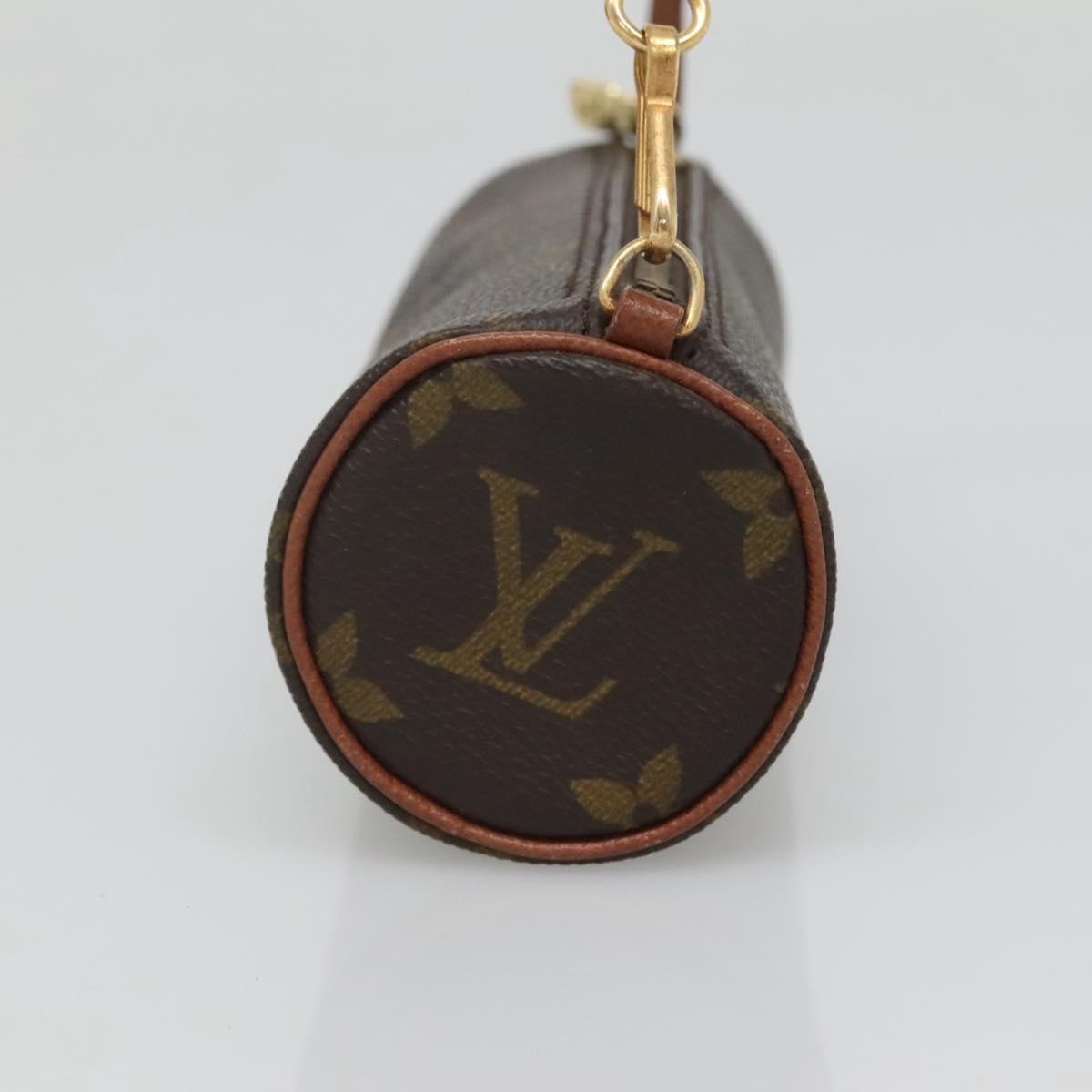 Louis Vuitton Papillon Pochette Monogram Canvas, BROWN, CANVAS, Clutche & pouche