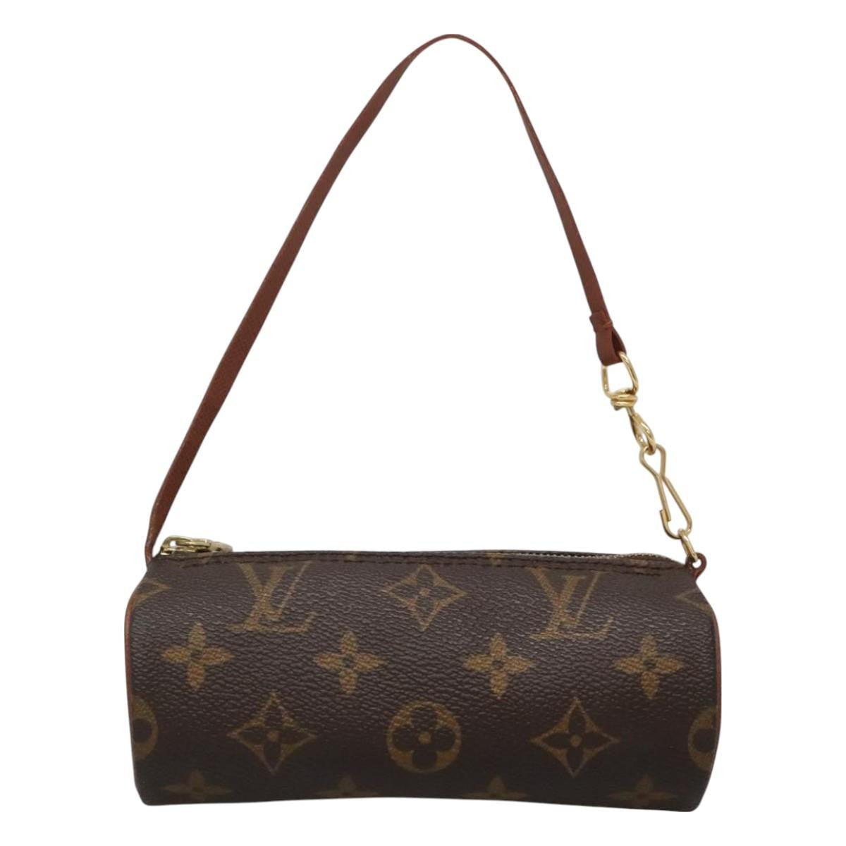 Louis Vuitton Papillon Pochette Monogram Canvas, BROWN, CANVAS, Handbag