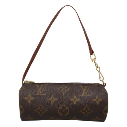 Louis Vuitton Papillon Pochette Monogram Canvas, BROWN, CANVAS, Handbag