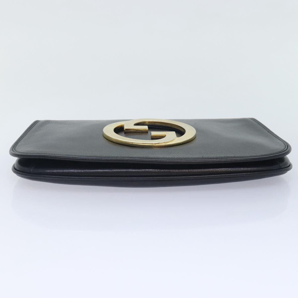 Gucci Vintage Blondie Clutch Leather, BLACK, LEATHER, Clutche & pouche