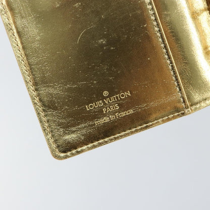 Louis Vuitton Agenda Cover Patent Leather, GOLD, PATENT_LEATHER, Wallets