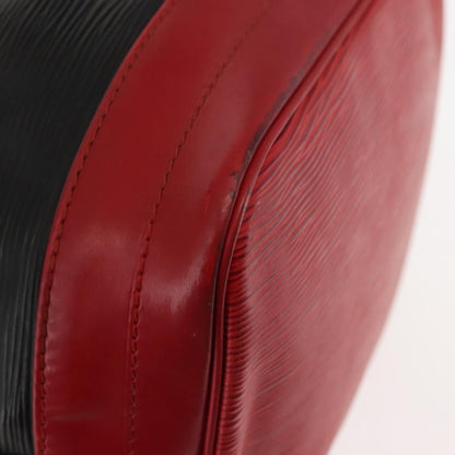 Louis Vuitton Bicolor Noe Handbag Epi Leather, BLACK, LEATHER, Shoulder bag