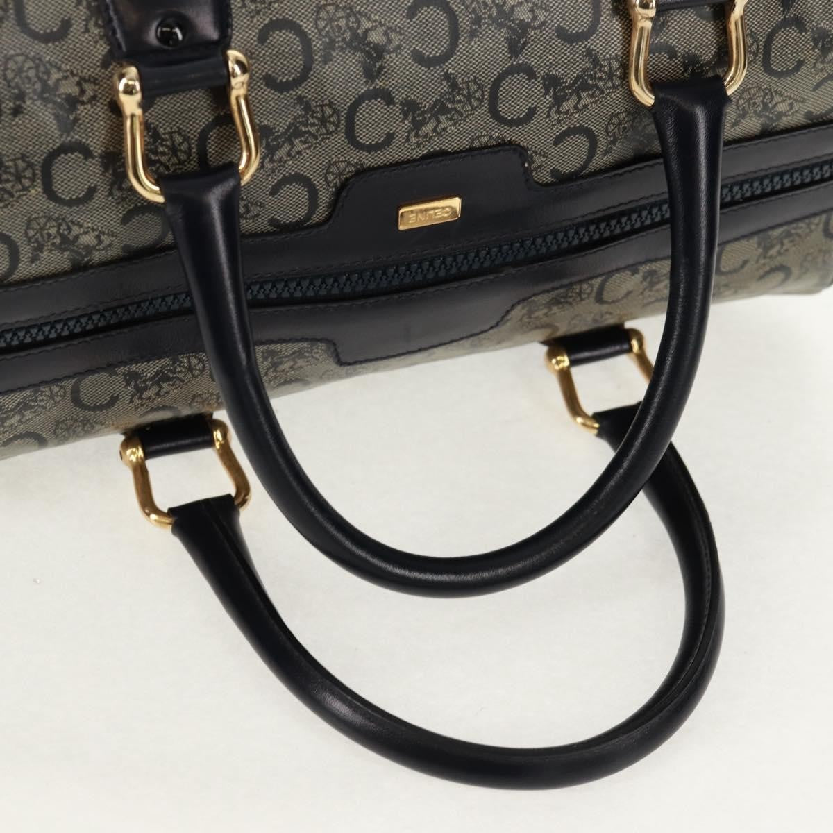 Celine C Sulky Boston bag Canvas, NAVY, CANVAS, Travel bag
