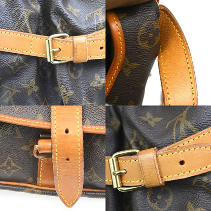 Louis Vuitton Saumur Handbag Monogram Canvas, Brown, Canvas, Shoulder Bag