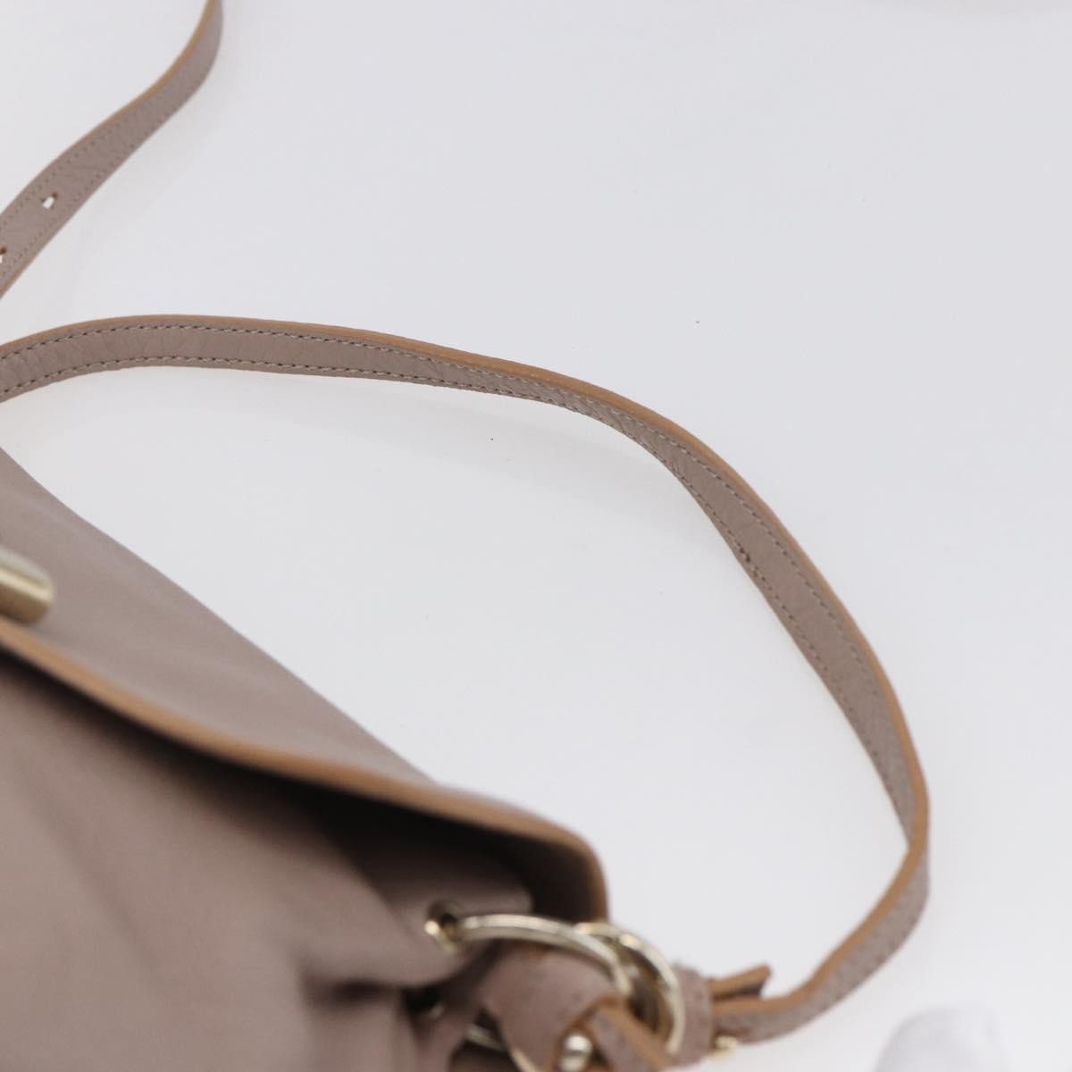 Chloe Lily Shoulder bag Leather, PINK, LEATHER, Shoulder bag