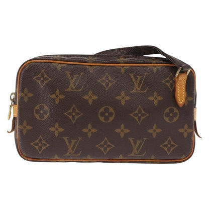 Louis Vuitton Pochette Marly Bandouliere Bag Monogram Canvas, BROWN, CANVAS, Shoulder bag