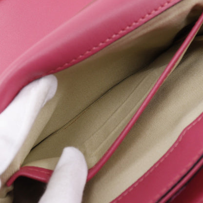 Valentino Garavani Va Va Voom Shoulder Bag Embellished Feathers and Leather, PINK, LEATHER, Shoulder bag