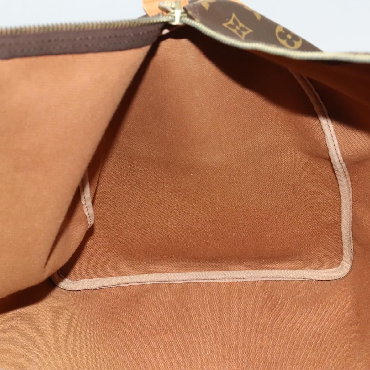 Louis Vuitton Keepall Bag Monogram Canvas, BROWN, CANVAS, Travel bag