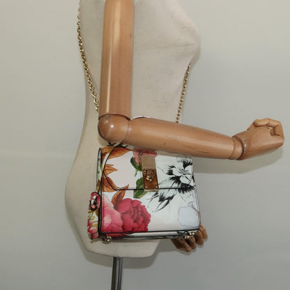 Salvatore Ferragamo Boxyz Top Handle Bag Printed Leather, PINK, LEATHER, Shoulder bag