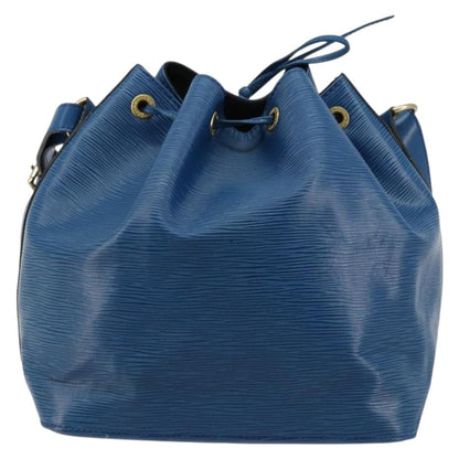 Louis Vuitton Petit Noe Handbag Epi Leather, Blue, Leather, Shoulder Bag