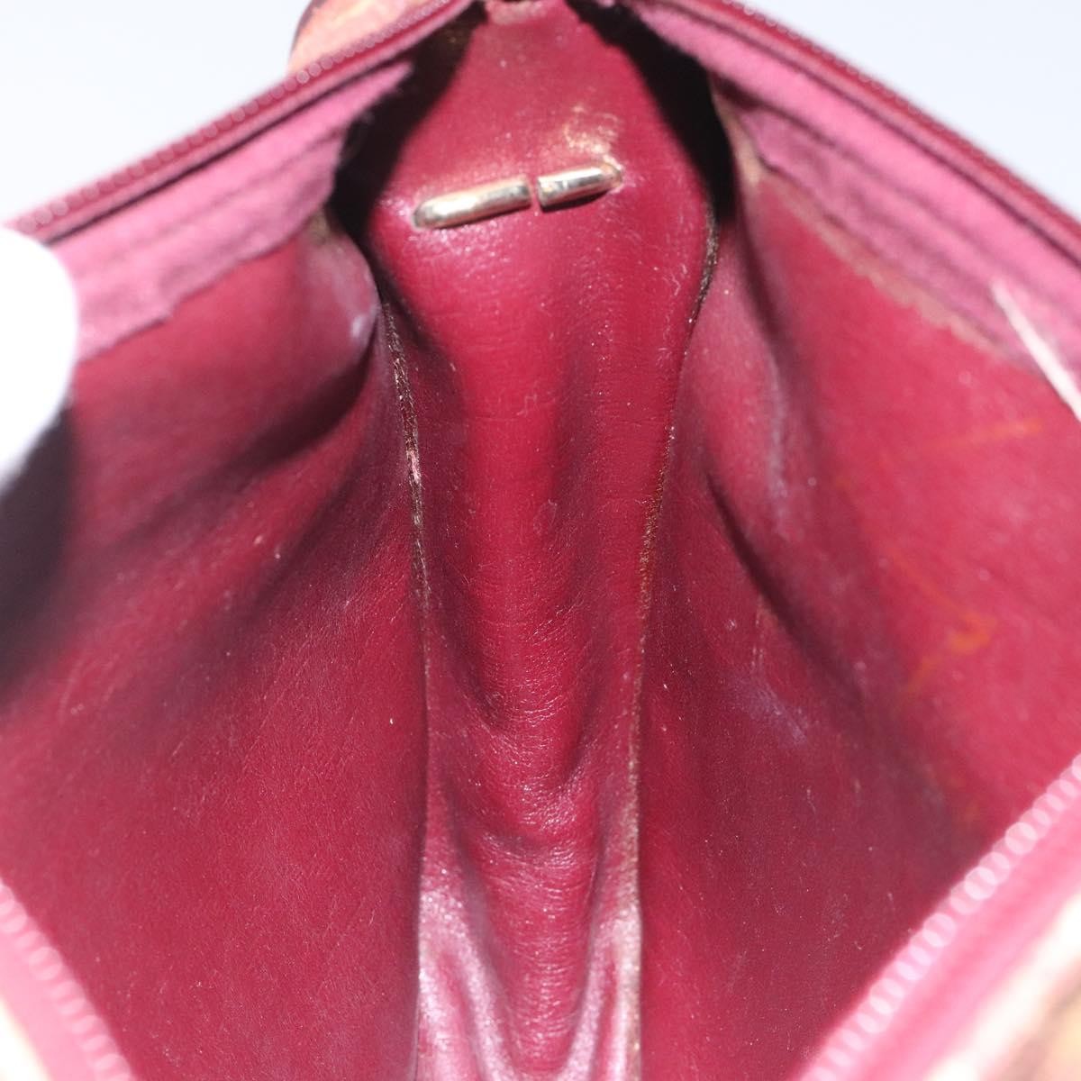 Christian Dior Vintage Trotter Shoulder Bag Canvas, RED, CANVAS, Shoulder bag