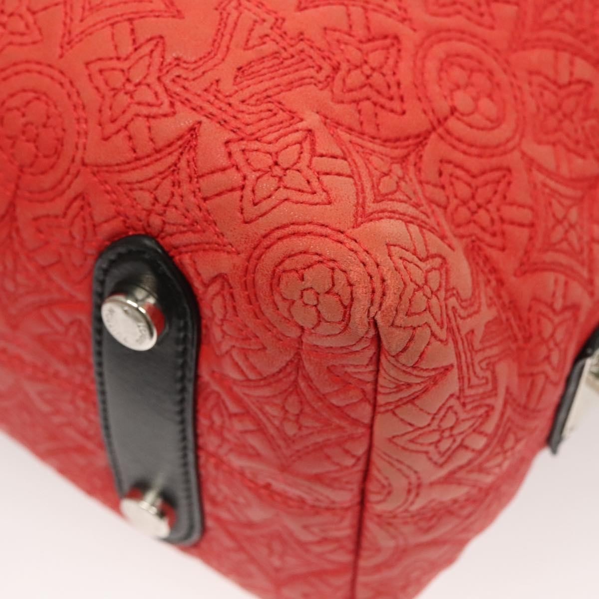 Louis Vuitton Antheia Hobo Leather, RED, LEATHER, Shoulder bag