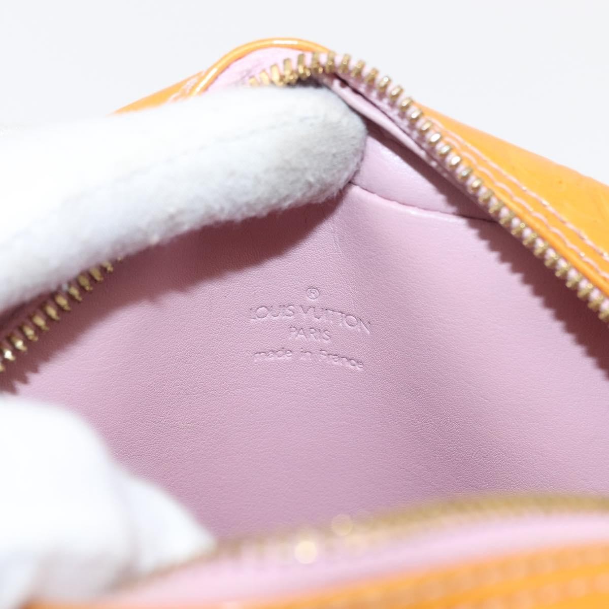 Louis Vuitton Wooster Handbag Monogram Vernis, YELLOW, PATENT_LEATHER, Clutche & pouche