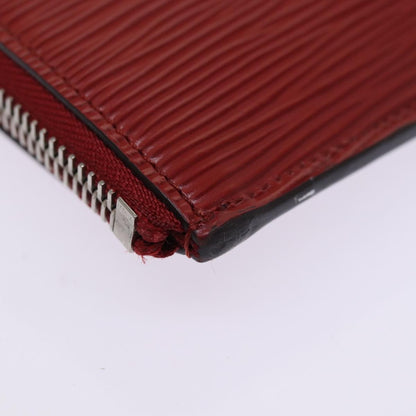 Louis Vuitton Pochette Jour Epi Leather, RED, LEATHER, Clutche & pouche