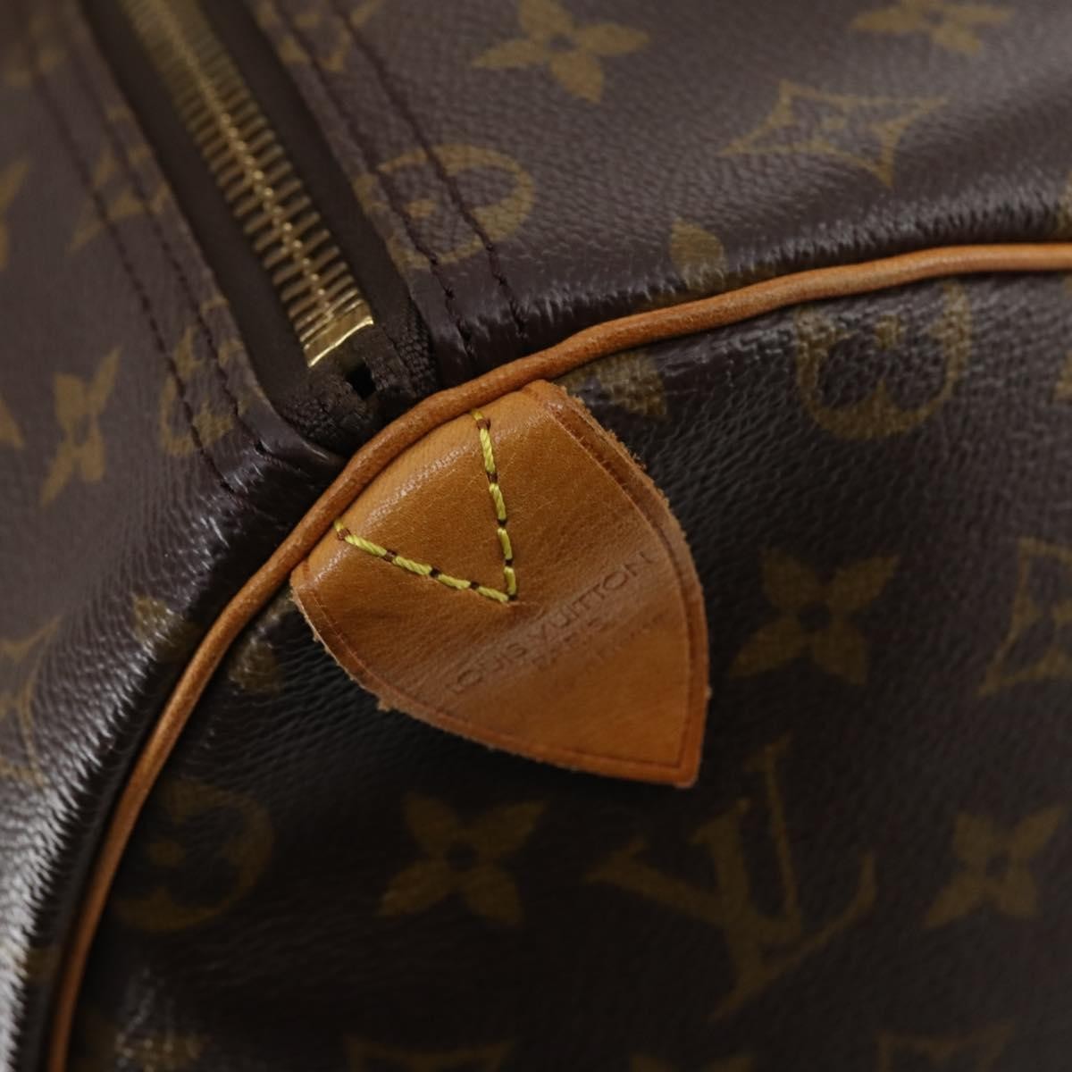 Louis Vuitton Keepall Bag Monogram Canvas, BROWN, CANVAS, Travel bag