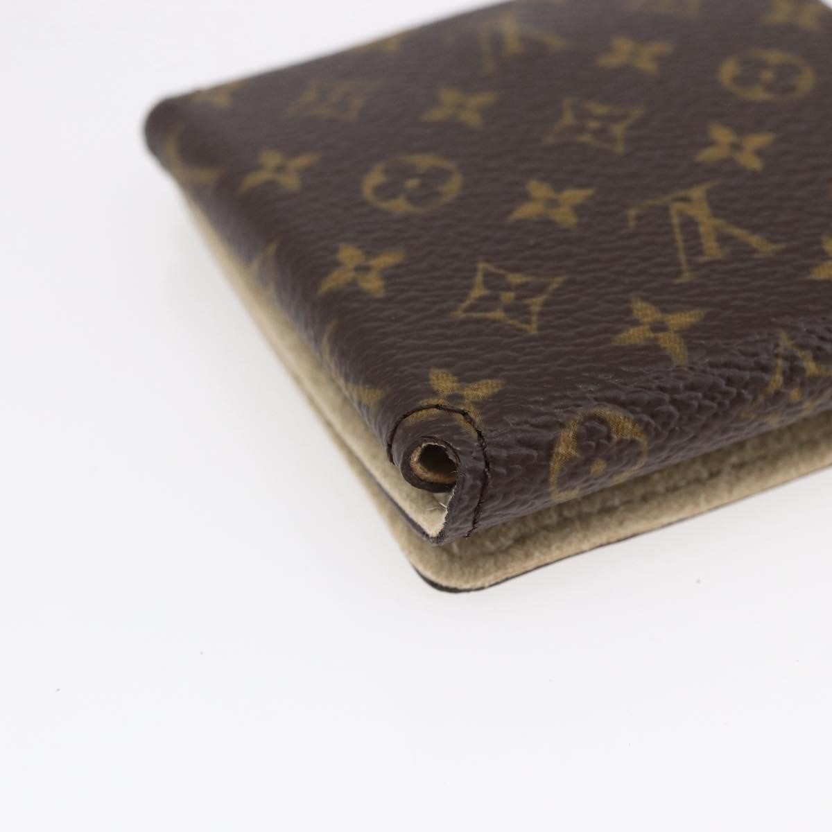 Louis Vuitton CASE JEWELRY BOX Canvas, BROWN, CANVAS, Wallets