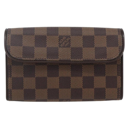 Louis Vuitton Florentine Waist Bag Damier Canvas, Brown, Canvas, Clutch