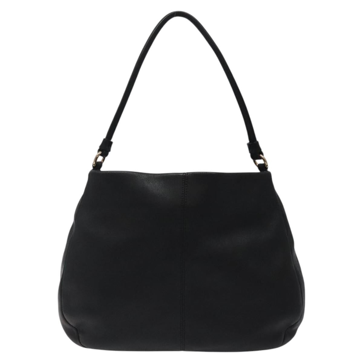 Salvatore Ferragamo Miss Vara Giusy Hobo Leather, BLACK, LEATHER, Shoulder bag