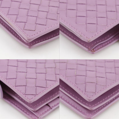Bottega Veneta Bifold Wallet Intrecciato Nappa, Pink, Leather, Wallet
