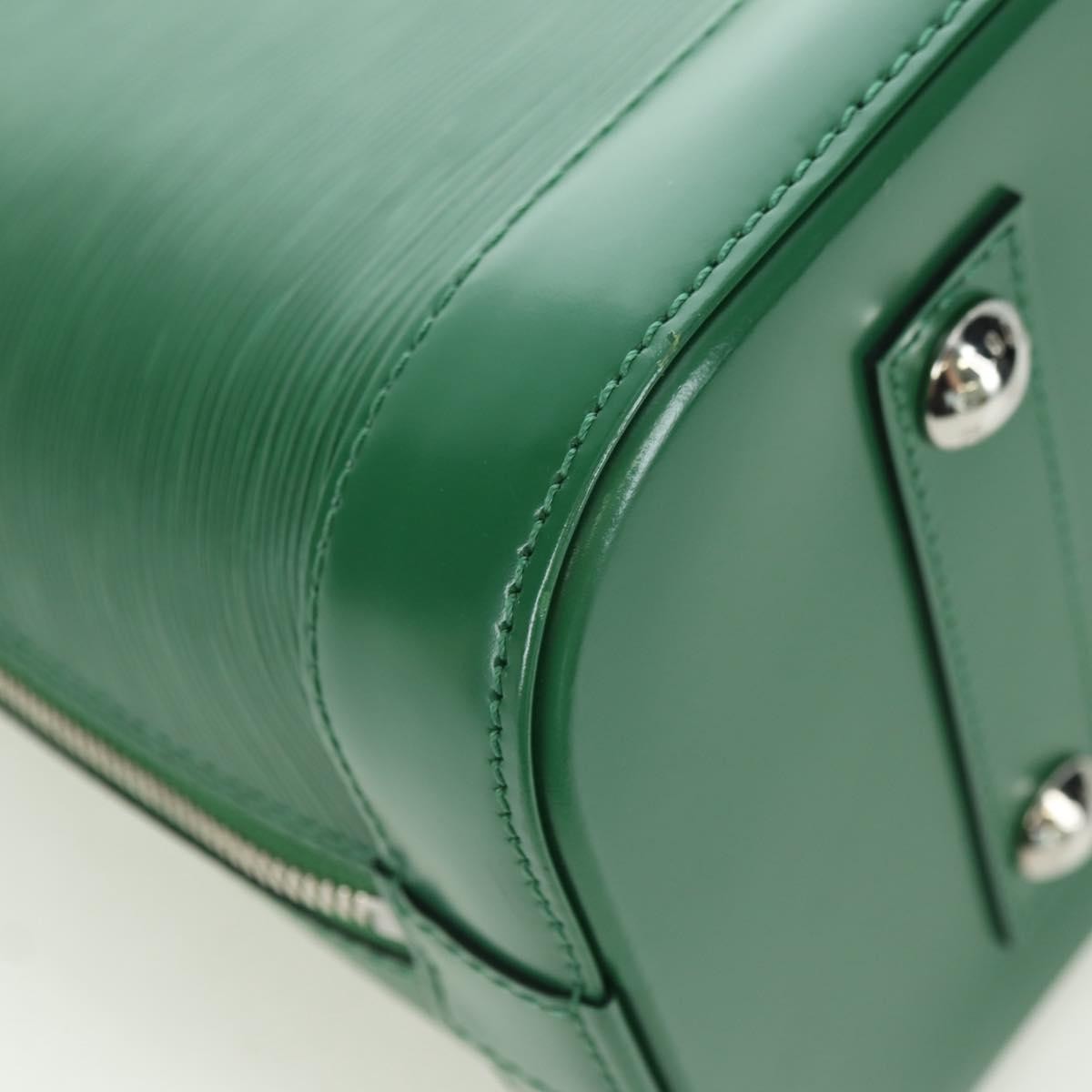 Louis Vuitton Alma Handbag Epi Leather, Green, Leather, Handbag