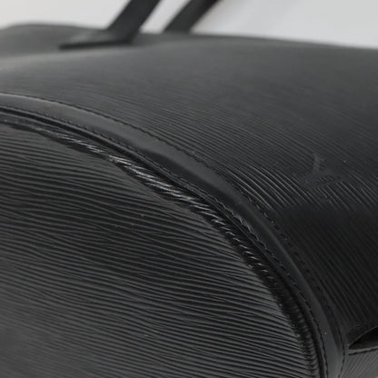 Louis Vuitton Saint Jacques Handbag Epi Leather, BLACK, LEATHER, Shoulder bag