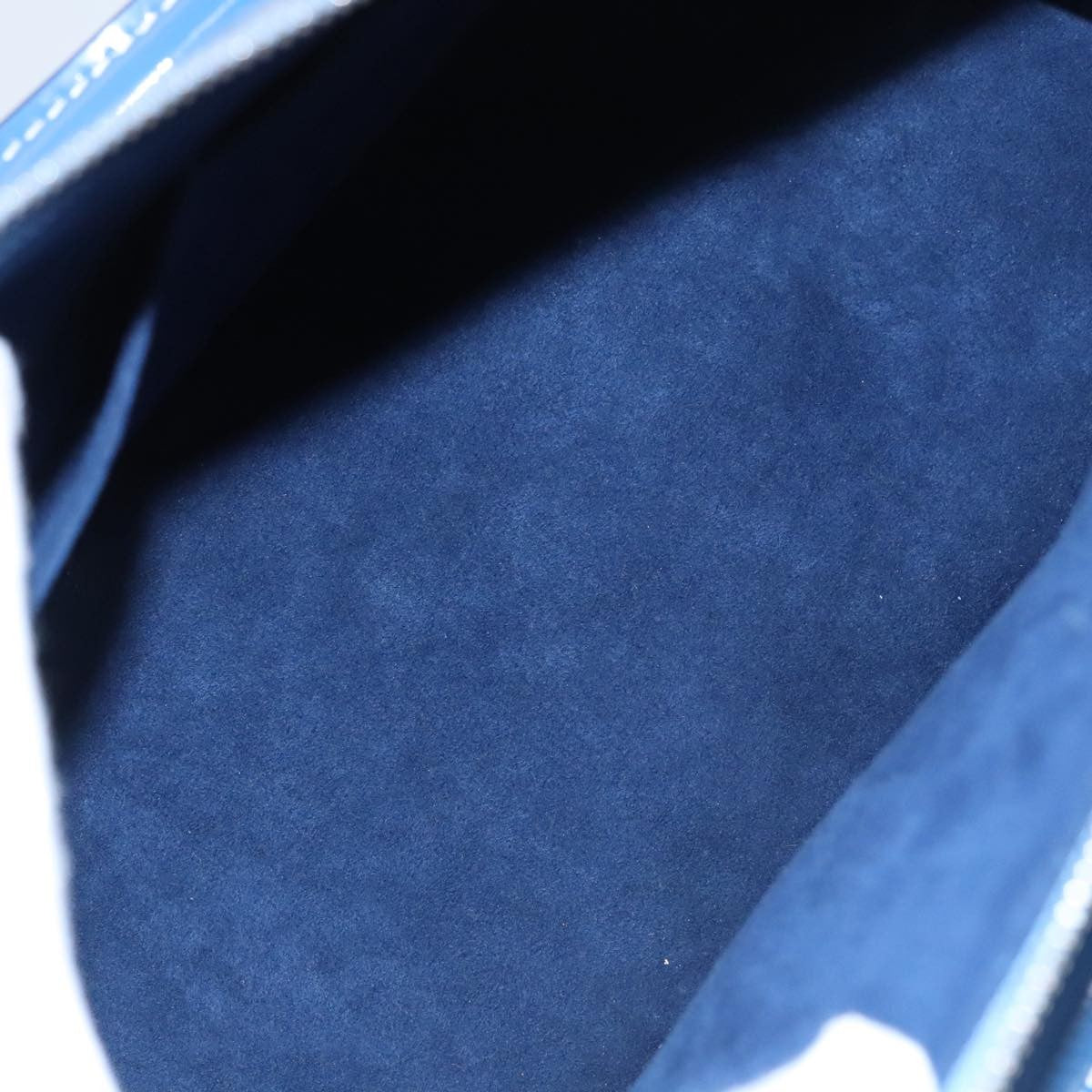 Louis Vuitton Alma Handbag Limited Edition Print Epi Leather, Blue, Leather, Handbag
