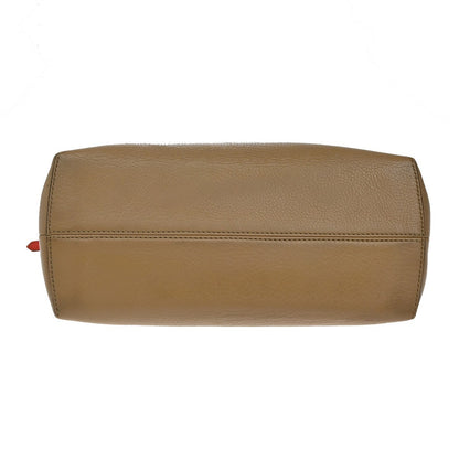 Fendi By The Way Satchel Leather, BEIGE, LEATHER, Handbag