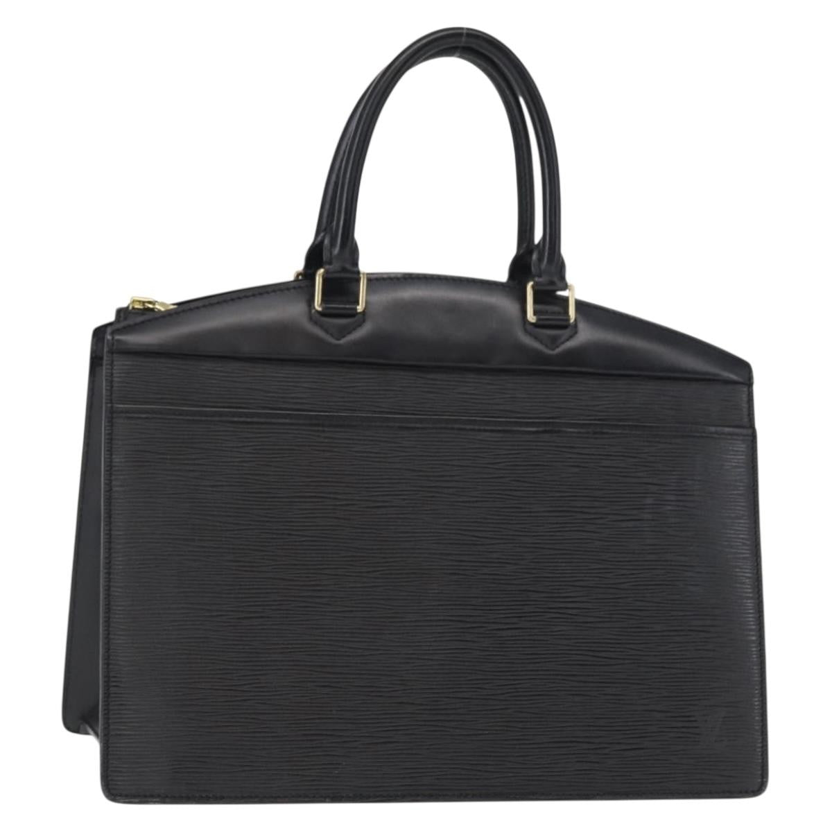Louis Vuitton Riviera Handbag Epi Leather, BLACK, LEATHER, Handbag