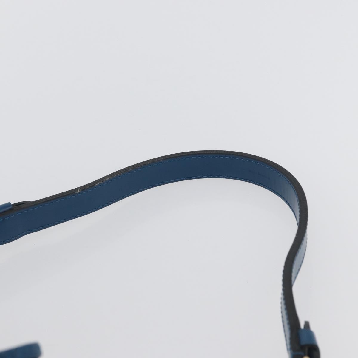 Louis Vuitton Petit Noe Handbag Epi Leather, BLUE, LEATHER, Shoulder bag