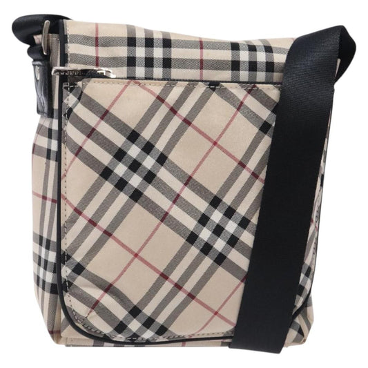 Burberry Zip Messenger Bag Nylon, BEIGE, NYLON, Shoulder bag
