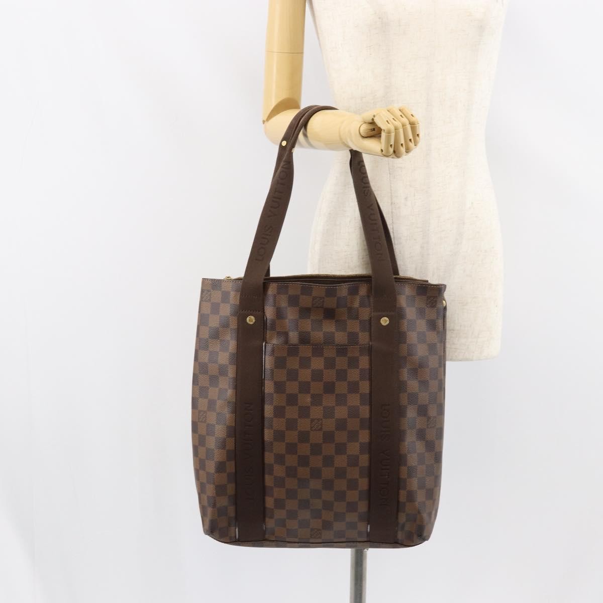 Louis Vuitton Cabas Beaubourg Monogram Canvas, BROWN, CANVAS, Tote bag