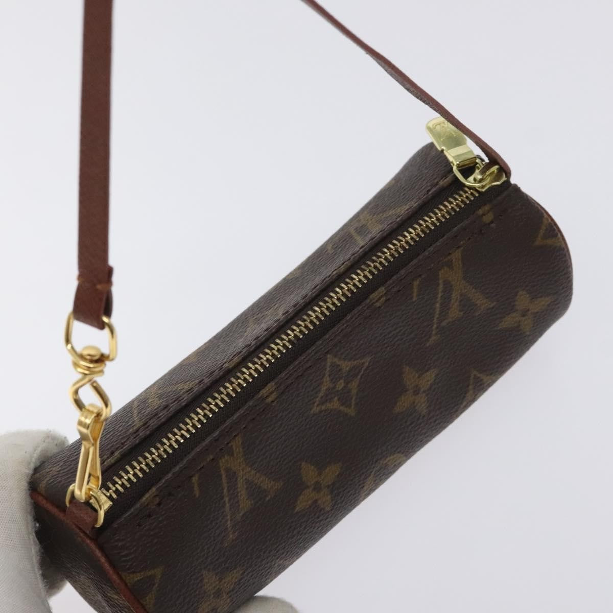 Louis Vuitton Papillon Pochette Monogram Canvas, BROWN, CANVAS, Handbag